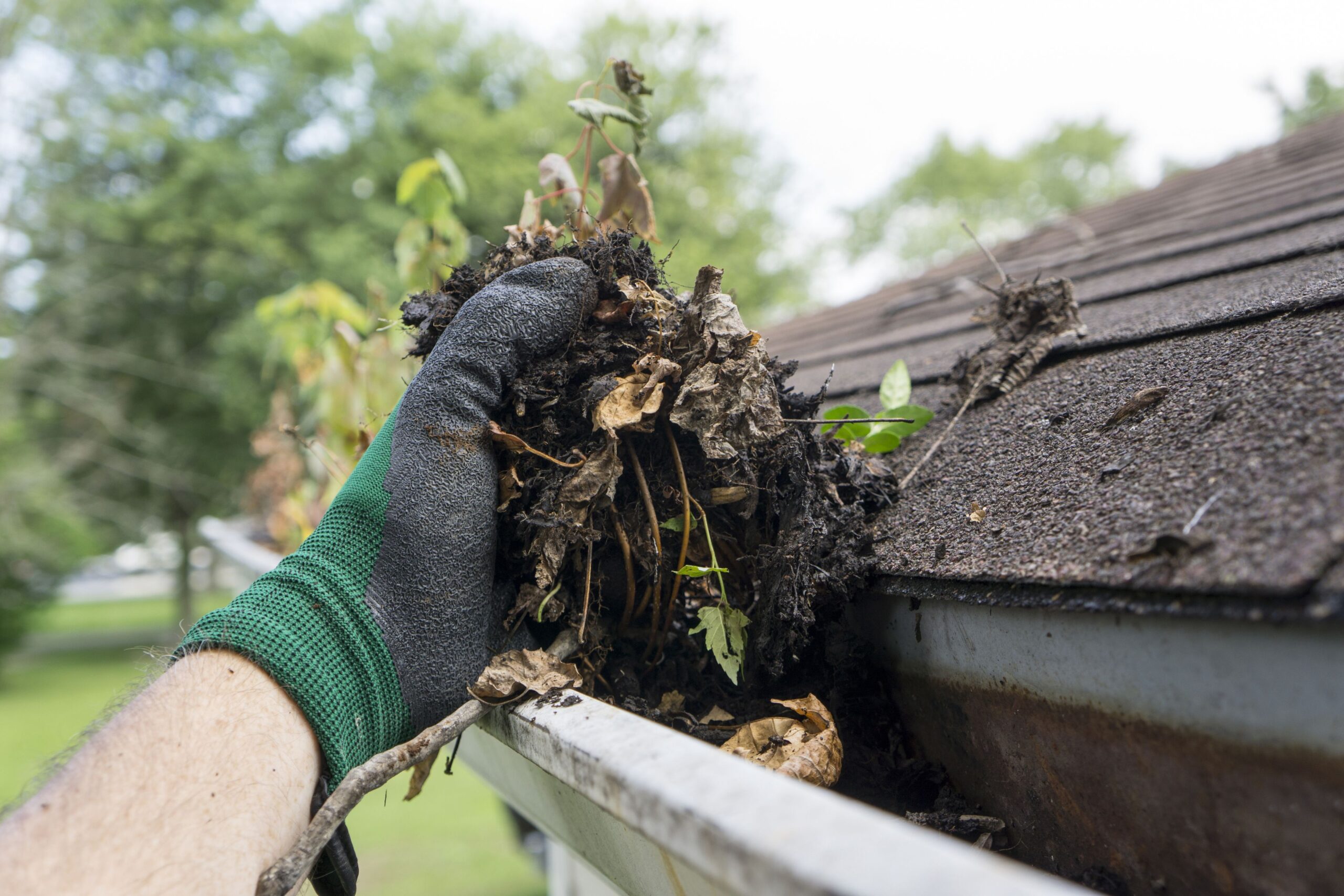 Wear Your Safety Gear In Cleaning Your Gutters