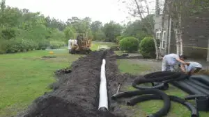 Downspouts Underground